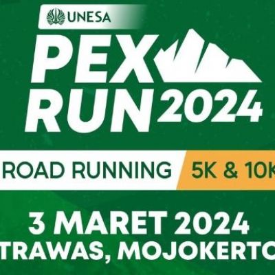 UNESA PEX RUN 2024 Digelar Maret di Trawas Usung Lari Menikmati Pesona Gunung Seribu Candi