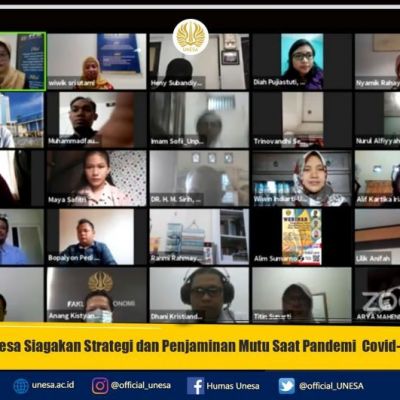 Unesa Siagakan Strategi dan Penjaminan Mutu Saat Pandemi Covid-19