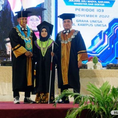 IPK Bagus, Peserta Wisuda Disabilitas Diganjar Beasiswa S-2 Sampai Lulus