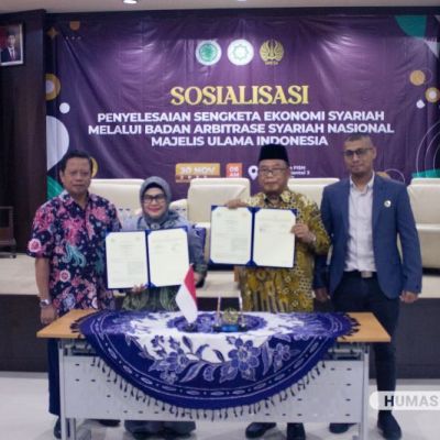UNESA dan Basyarnas Teken MoU Kerja Sama Terkait Sengketa Ekonomi Syariah