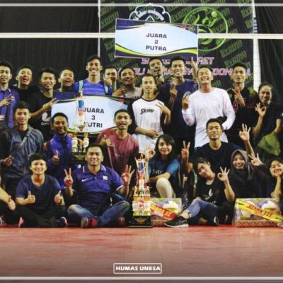Raih Juara 2 dan 3, Tim Bola Voli Unesa Harus Lebih Kompak