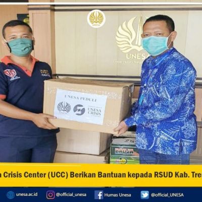 Unesa Crisis Center UCC Berikan Bantuan kepada RSUD Kab Trenggalek