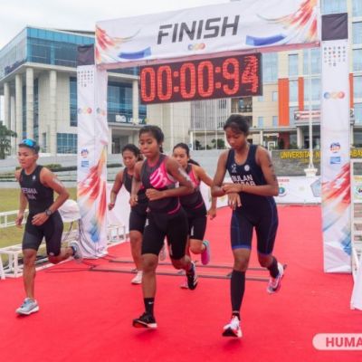 UNESA Triathlon 2021 Tim Jabar dan Jatim Mendominasi