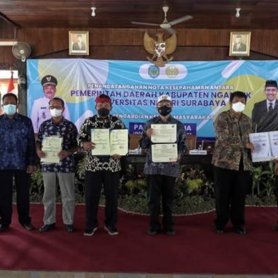 UNESA dan Pemkab Nganjuk Jalin Kerja Sama Program Pengabdian Masyarakat dan Peningkatan Kualitas SDM