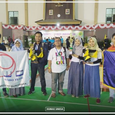 Unesa Berhasil Raih Juara 2 Kontes Robot Regional 4 Divisi Tari