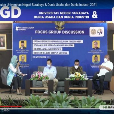 UNESA Perkuat Kerja Sama dengan Dunia Usaha dan Dunia Industri