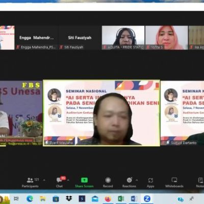 Seminar Nasional di FBS Bahas Implikasi AI pada Bidang Seni dan Pendidikan Seni