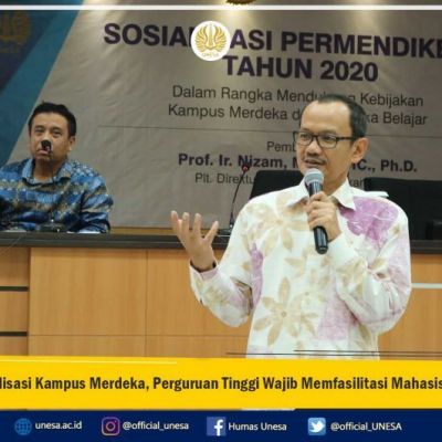 Sosialisasi Kampus Merdeka, Perguruan Tinggi Wajib Memfasilitasi Mahasiswanya