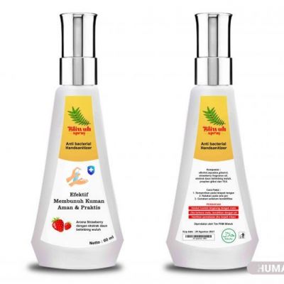 Bliwuh Spray Handsanitizer Beraroma Strawberry Kreasi Mahasiswa Unesa