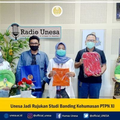 Unesa Jadi Rujukan Studi Banding Kehumasan PTPN XI