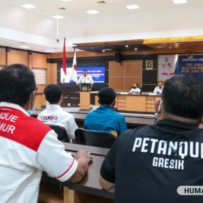 FOPI dan KONI Jatim Raker di UNESA, Cak Hasan Pasang Target Medali di PON XXI