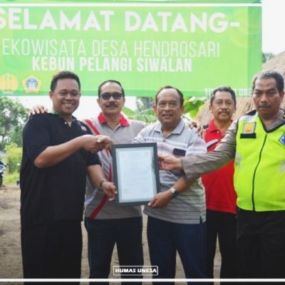 Lakukan Pengabdian, Mahasiswa Unesa Olah Aset Wisata Desa Hendrosari