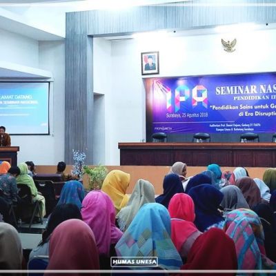 Seminar Nasional IPA IX Pendidikan Sains untuk Generasi Milenial di Era Disruption