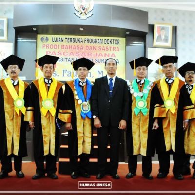 Rektor UMM Lulus Cumlaude dalam Ujian Terbuka Doktor di Unesa