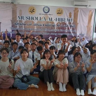 Begini Keseruan Mahasiswa BIPA di Labschool UNESA, Mengajar hingga Bermain Bersama