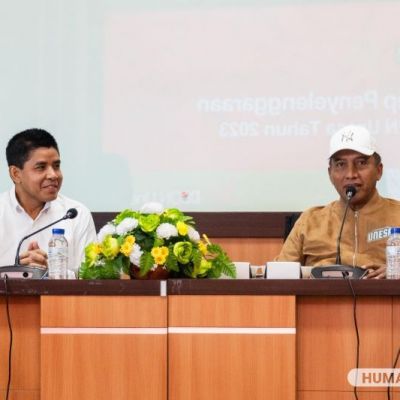Sekretariat Wapres dan Pimpinan UNESA Bahas Pengembangan SLOMPN 2023