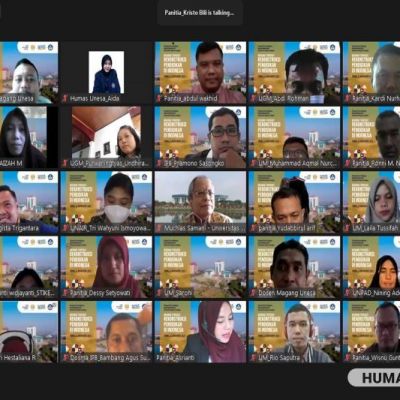 LP3 dan Pengelola Program Dosen Magang Helat Webinar Terpusat
