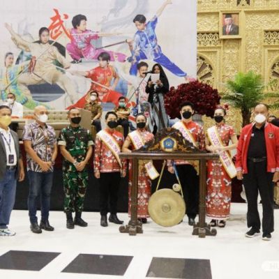 Libatkan 500 Atlet, Disway Open Wushu Championship Piala Gubernur Dihelat di Graha UNESA