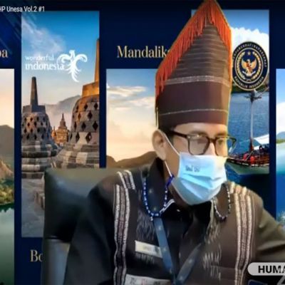 Kolaborasi Menparekraf, Wagub Jatim, Akademisi dan PKHP Unesa Bahas Strategi Pengembangan Wisata di Era Pandemi