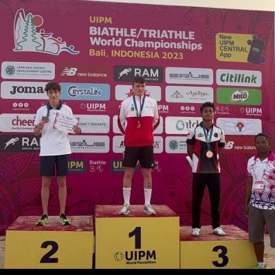 Mahasiswa FIKK UNESA Harumkan Indonesia di Kejuaraan Dunia UIPM Biathle-Triathle 2023