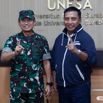 Berkunjung ke UNESA, Pangdam dan Pimpinan Bahas Persiapan Kuliah Umum KSAD