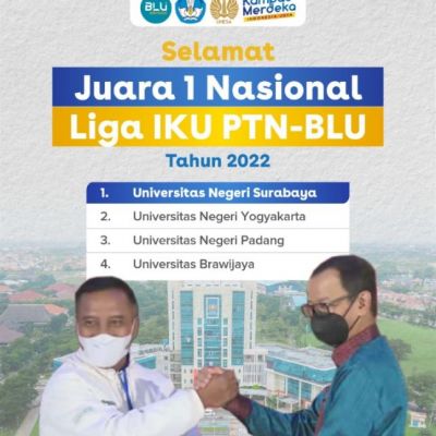 UNESA Juara 1 Nasional Liga PTN BLU dan Unggul di IKU-2