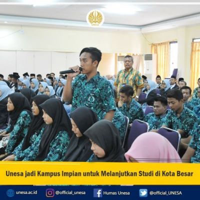 Unesa jadi Kampus Impian untuk Melanjutkan Studi di Kota Besar