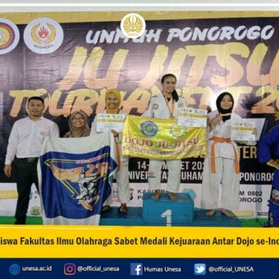 Mahasiswa Fakultas Ilmu Olahraga Sabet Medali Kejuaraan Antar Dojo se-Indonesia