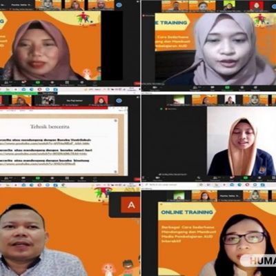 Diikuti Ratusan Peserta dari Berbagai Kampus, HMJ PG PAUD UNESA Helat Pelatihan Online PG PAUD 2021