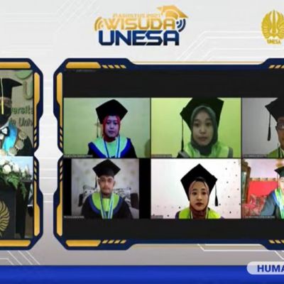WISUDA ONLINE 2021 Rektor UNESA Dorong Lulusan Menjadi Duta Penggerak Perubahan Perilaku di Tengah Masyarakat