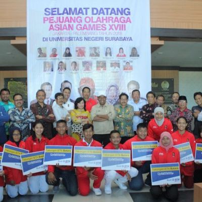 Unesa Sambut Atlet Asian Games 2018 Kalian adalah Aset Bangsa