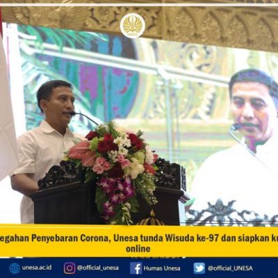 Pencegahan Penyebaran Corona, Unesa Tunda Wisuda Ke-97 dan Siap Kuliah Online