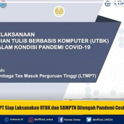 LTMPT Siap Laksanakan UTBK dan SBMPTN Ditengah Pandemi Covid-19