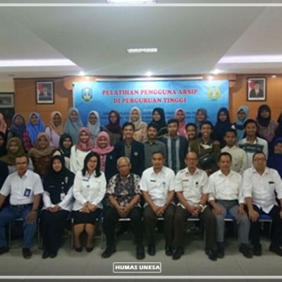 Dinas Perpustakaan dan Kearsipan Ajak Jurusan Pendidikan Sejarah Unesa Lakukan Pelatihan Pengguna Arsip