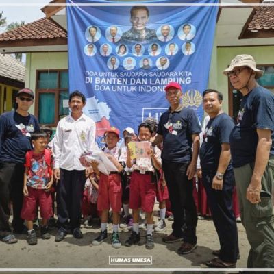 Unesa Kirim Bantuan untuk Korban Tsunami di Pandeglang