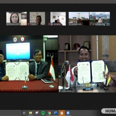 Teken MoU, UNESA dan SEAMEO VOCTECH Brunei Darussalam Siap Gelar Webinar Internasional