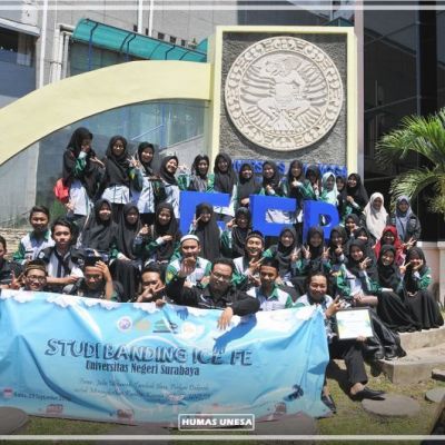Tingkatkan Wawasan Berorganisasi dan Dakwah, LKM ICE FE Unesa Laksanakan Studi Banding