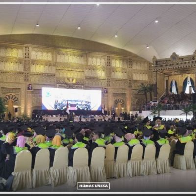 Wisuda ke-96 Universitas Negeri Surabaya Tangguh, Siap Menjawab Tantangan Masa Depan
