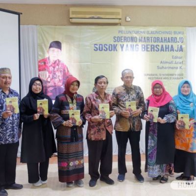IPUNESA Luncurkan Buku Tentang Soerono Martorahardjo, Rektor UNESA 1988-1997