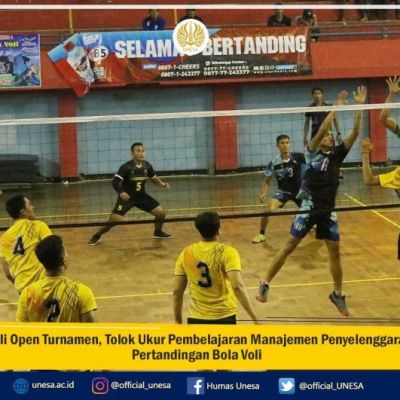 GZ Ali Open Turnamen, Tolok Ukur Pembelajaran Manajemen Penyelenggaraan Pertandingan Bola Voli