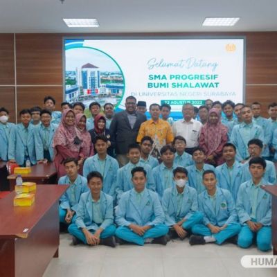 SMA Progresif Bumi Shalawat Kunjungi UNESA, Kampus Impian Para Siswanya