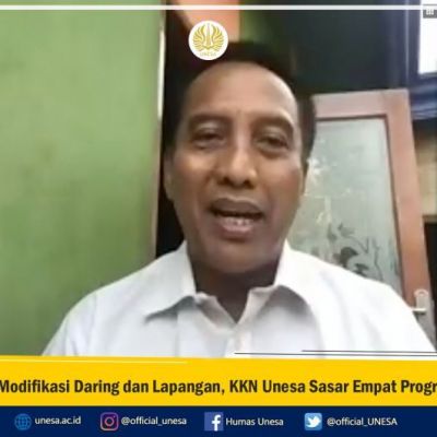 Modifikasi Daring dan Lapangan, KKN Unesa Sasar Empat Program