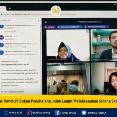 Virus Covid-19 Bukan Penghalang untuk Lanjut Melaksanakan Sidang Skripsi