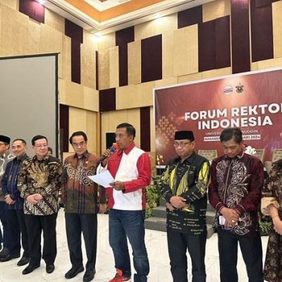 Rektor UNESA Pimpin Deklarasi FRI, Serukan Pemilu Aman dan Damai