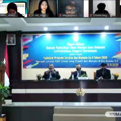 Yudisium FISH, Wadek I Sampaikan Tiga Hal agar Jadi Lulusan yang Kreatif dan Mandiri