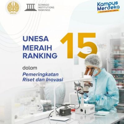 Universitas Negeri Surabaya Raih Peringkat ke-15 Terbaik di Indonesia versi SIR Tahun 2021