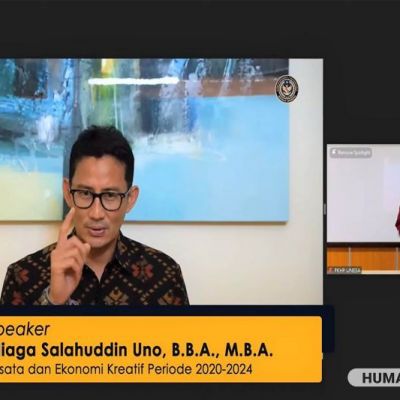 Webinar PKHP UNESA, Begini Kata Sandiaga Uno Mengenai Strategi Bangkitkan Parekraf