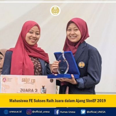 Mahasiswa FE Sukses Raih Juara dalam Ajang SbnEF 2019