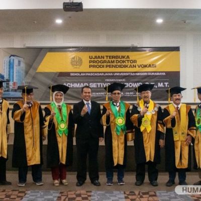 Kepala PPSDMPU Raih Gelar Doktor Pendidikan Vokasi di Kampus Rumah Para Juara