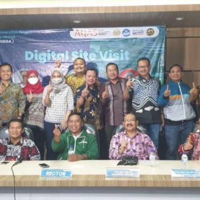 Gelar Digital Site Visit, UNESA Target 50 Prodi Kantongi Akreditasi Internasional